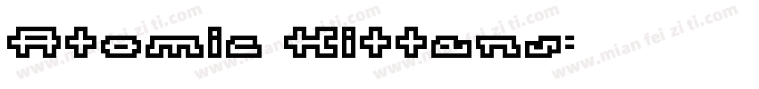 Atomic Kittens字体转换